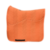 L&#039;Evoine PASTEL ORANGE Saddlepad Alpaca lining dressage