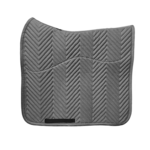 L&#039;Evoine STONE GREY Saddlepad Alpaca lining dressage