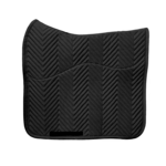 L&#039;Evoine BLACK Saddlepad Alpaca lining dressage