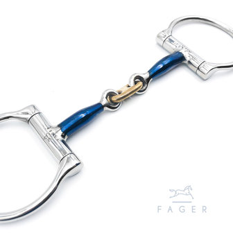 Alexander D-ring with french link (Fager)