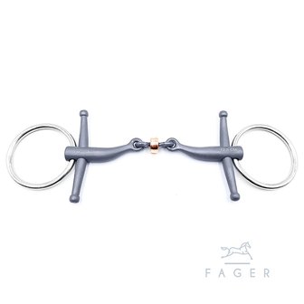 Sally Double jointed Titanium Baby Fulmer with copper roller (Fager)