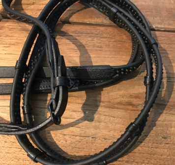 Bridle & Ride Snaffle rein extra supple biogrip 13mm with stops