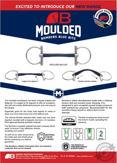 Moulded Mullen Eggbutt snaffle (Bombers)