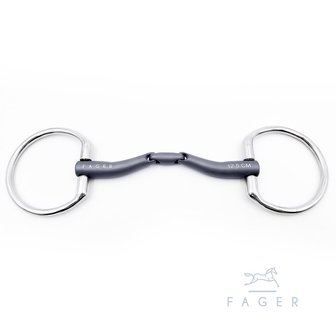 Mary anatomic titanium bradoon d-ring (Fager)