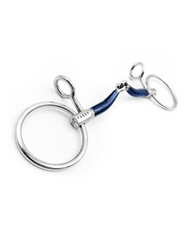 Felix single jointed Sweet iron Loose Baucher snaffle (Fager)