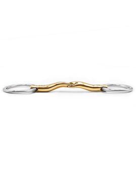 Carter Sweet Gold snaffle loose rings Fager 