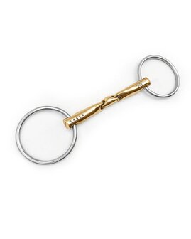 Axel Sweet Gold snaffle loose rings Fager 