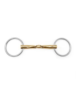 Axel Sweet Gold snaffle loose rings Fager 