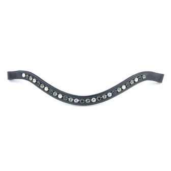 Browband Black, White & Grey B2F 