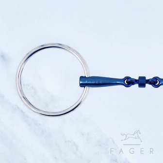 Bianca Double jointed Titanium snaffle with TOL (Fager)