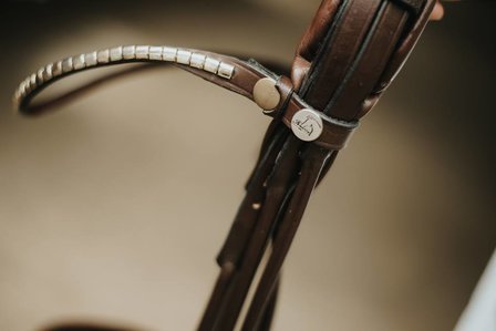 Finesse Silver Metal browband