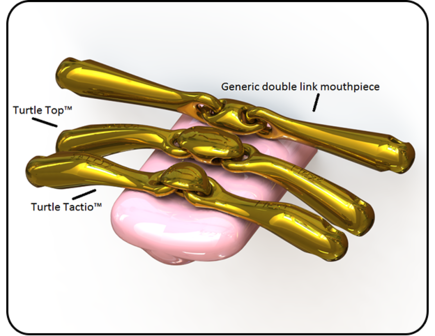 Turtle Top Eggbutt snaffle 