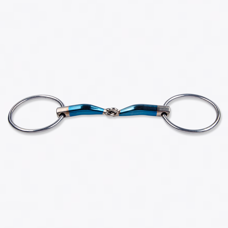 TESTER Loose ring single jointed snaffle Trust Lock