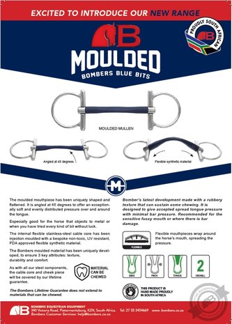 Moulded Mullen Loose Ring snaffle (Bombers)