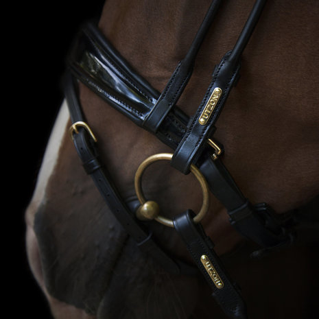 Copenhagen GOLD Utzon snaffle bridle