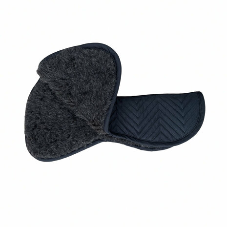 L'Evoine Black Pad Alpaca lining dressage