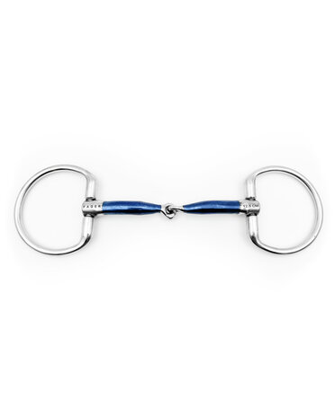 Anna single  jointed D-snaffle with Lock (Fager)