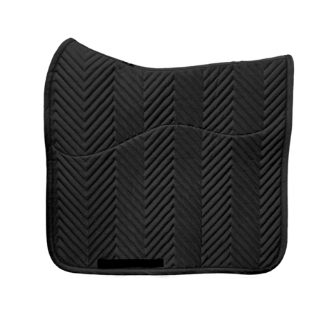 L'Evoine BLACK Saddlepad Alpaca lining dressage