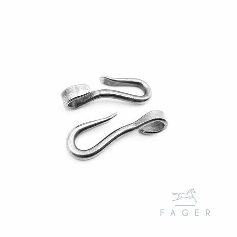 LAST CHANCE BLACK Non swivel hook Fager