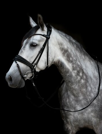 London SILVER Utzon snaffle bridle