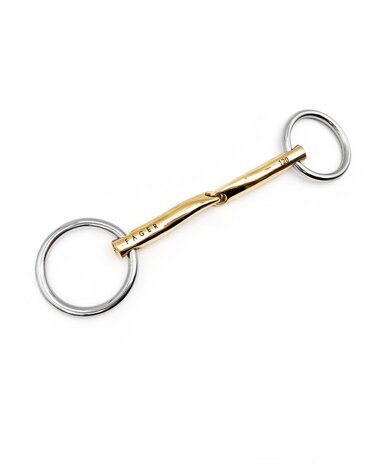 Carter Sweet Gold snaffle loose rings Fager 