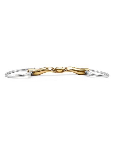 Axel Sweet Gold snaffle fixed rings Fager 