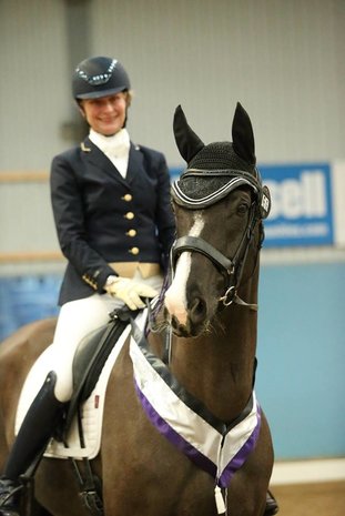 Fairfax Black Crystal Browband (Beads)