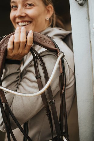 LAST CHANCE Finesse weymouth bridle Cassidy Brown
