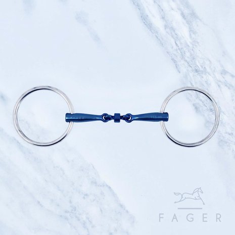 Bianca Double jointed Titanium snaffle (Fager)