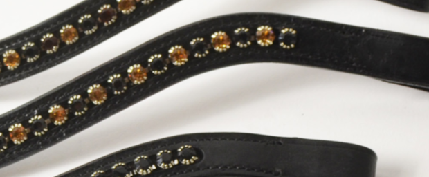 Browband Black/Gold B2F