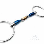 Martin Double jointed snaffle with Lock (Fager)