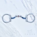 Julia Double jointed Sweet Iron D-snaffle (Fager)