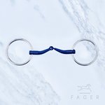 Fanny single jointed Titanium snaffle (Fager)